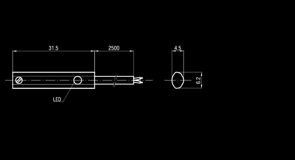 I sensori magnetici permettono di rilevare la posizione del pistone magnetico all interno dei cilindri pneumatici.