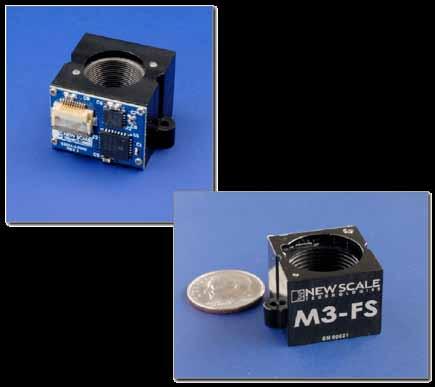 M3-F e M3-FS Focus Modules I moduli di messa a fuoco M3-FS sono soluzioni complete a circuito chiuso, eletrronica e controller integrato, con dimensioni ridotte.