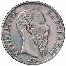 1813 Massimiliano Imperatore (1864-1867) Peso 1866 M