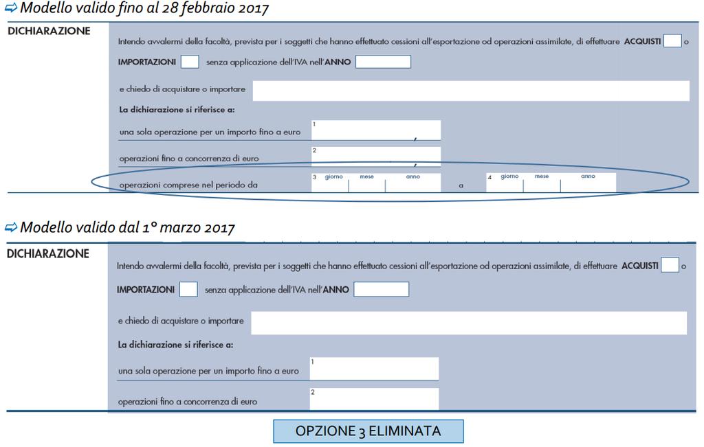 2 Dichiarazioni di Intento L art. 20 D.Lgs.