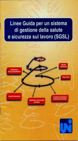 L Accordo 2010: attività ILO/OSH 2001: Guidelines on Occupational Safety and Health Management Systems LINEE di INDIRIZZO