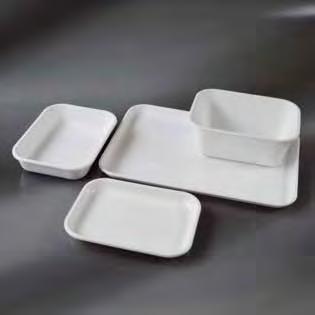 LT 10760 345 x 510 x 110 12 ROUND BOWLS BACINELLE ROTONDE White bowls with rim, in polypropylene. Sturdy structure, with two grips in the lower part of the rim to help carriage. Autoclavable.
