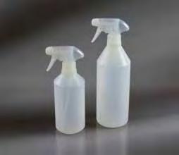 WIDE MOUTH WASH BOTTLES, INTEGRAL CAP BOTTIGLIE A SPRUZZETTA BOCCA LARGA CON TUBO INTEGRALE Polyethylene graduated bottles with wide mouth for an easier and safe filling.
