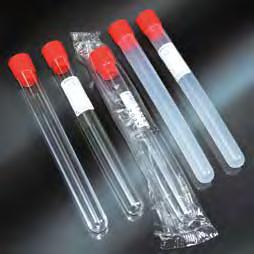 type/tipo 5140 5140/E With label/con etichetta 5140/T With cap/con tappo 5140/TE With cap and label/con tappo ed etichetta 20 ML CYLINDRICAL TEST TUBES PROVETTE CILINDRICHE DA 20 ML Polypropylene