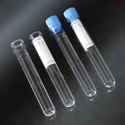 5250 Polystyrene/Polistirolo 5250/MO Polypropylene/Polipropilene 10 ML CYLINDRICAL TEST TUBES FOR SERUM SEPARATION PROVETTE CILINDRICHE DA 10 ML