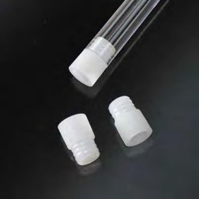 STOPPERS FOR TEST TUBES TAPPI PER PROVETTE 10 ML SERIGRAPHED STOPPERS CYLINDRICAL WITH TEST TONGUES TUBES PROVETTE CILINDRICHE DA 10 TAPPI ML SERIGRAFATE ALETTATI Available in light-blue, neutral