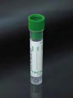 5 ml of blood in test tubes Ø 13 x 75 mm K3 EDTA tappo viola in gomma perforabile per 1,5 ml di sangue in provette Ø 13 x 75 mm HEMATOLOGY