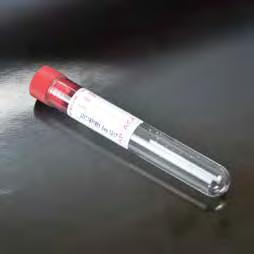 3558/E With label/con etichetta CLOT ACTIVATOR TUBES PROVETTE CON ATTIVATORE DELLA COAGULAZIONE PMMA test tubes with clot accelerator for 4 ml of blood. Vol.