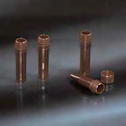 SCREW CAP MICRO TEST TUBES MICROPROVETTE CON TAPPO A VITE MICRO TEST TUBES WITH SCREW CAP, 0.