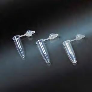 PCR TUBES PROVETTE PER PCR PCR reaction tubes are made in highly purified and optically clear polypropylene.