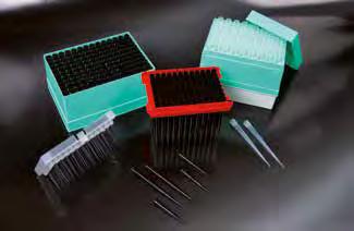 CONDUCTIVE TIPS PUNTALI CONDUTTIVI Black tips with electrical conductivity, obtained thanks to the conductive polypropylene, which allows the robotic pipetting systems to recognize the filling level.