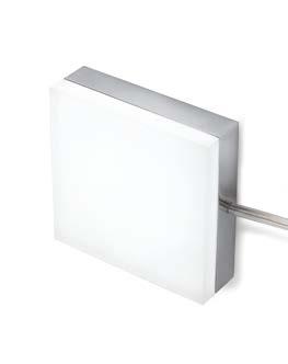 PULSE MAGNET 11 75 75 20,5 PULSE MAGNET per installazione su specchiere da bagno F IP44 Codice Watt & Volt Colore luce Finitura 1244909N 4,8W @ 12Vdc bianco naturale cromo lucido 1244909B 4,8W @