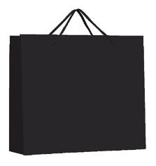 LINEA GLOSS NERO BIANCO ROSSO SHOPPER IN CARTA