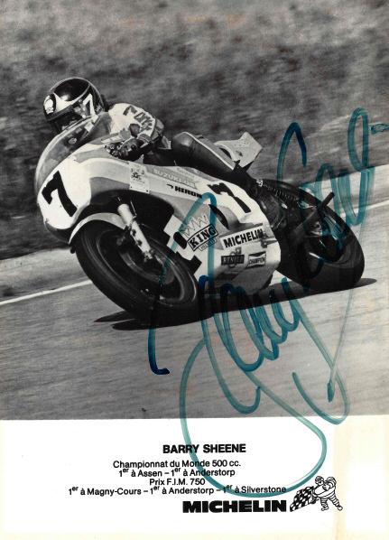 LA STORIA IN CORSO Già nel 1976, Barry Sheene (Suzuki) e la Michelin si laurearono Campioni nella 500 cm3.