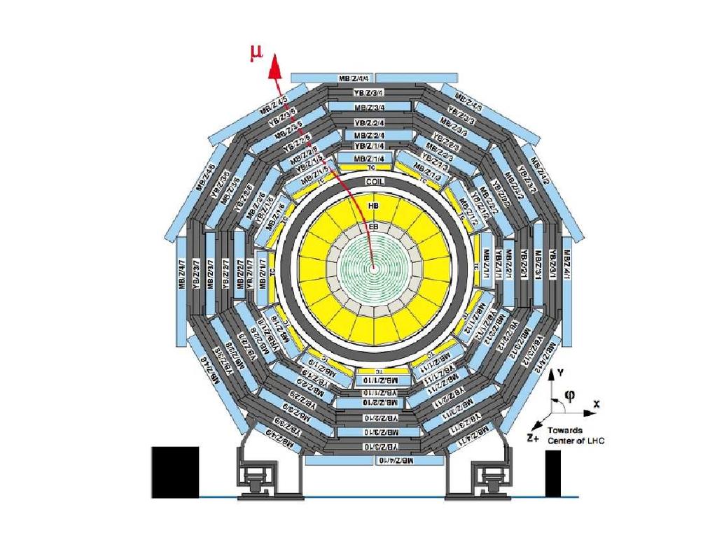 . Il Compact Muon Solenoid 11 - endcap per η >.4 Questa distinzione tornerà utile nello studio delle collisioni raccolte in CMS. Figura.