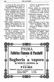 Fotografia 11 / Slika 11 Guida di Fiume, Fiume: Stabilimento tipografico Minerva, 1915., 268-289. Guida di Fiume, Fiume: Stabilimento tipografico Minerva, 1915, 268-289.