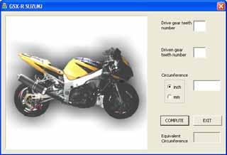 CALCOLO DELLA CIRCONFERENZA EQUIVALENTE Se devi calcolare la circonferenza equivalente da inserire nella finestra di Configurazione di Race Studio 2, puoi usare il software Bike.