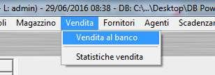 PowerFATT Modulo di vendita al banco e Stampa su dispositivi fiscali Il software PowerFATT comprende un modulo di vendita al banco con il quale è possibile vendere gli articoli inseriti, come con un