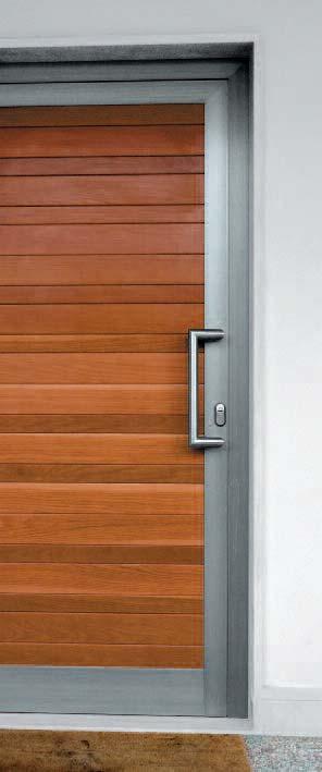 Sicurezza antieffrazione Cerniere dall'aspetto filiforme rendono la porta esteticamente