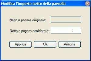 Gestione netto a pagare È stata implementata la gestione del calcolo netto a pagare sulla parcella in modo tale che questo valore, e quelli ad esso correlati (ad esempio l Iva, ecc.