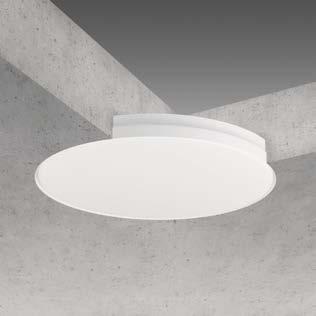 PLAFONIERA DA INCASSO SOLO SLIM per incasso nel calcestruzzo Plafoniera da incasso a LED rotondo dalla forma senza tempo, LED a raffreddamento passivo con efficienza luminosa elevata fino a 134 lm/w