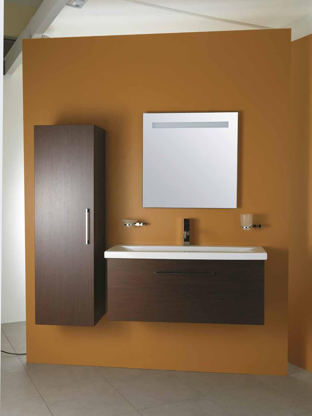 filo lucido con corpo illuminante polished edge with incorporated light contenitore