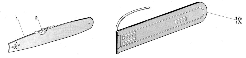 DOTAZIONE EQUIPMENT 1 4112050 1 Barra 16-325 sp. 1,5 Guide bar 1 4112250 1 Barra 18-325 sp. 1,5 Guide bar 2 4113421 1 Catena 16-325 -sp.