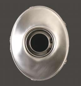 Costruiti interamente in acciaio inox AISI 304 con saldature TIG e MIG sono disponibili in ovale grande ed ovale piccolo con involucro esterno in titanio o alluminio.