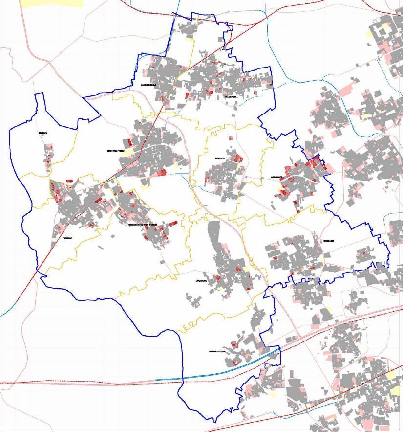Suolo urbanizzato/urbanizzabile (MISURC, 007) L USO DEL SUOLO (1/) La superficie territoriale complessiva del Castanese è pari a 118,7 Kmq, pari al 5,98% del totale della provincia milanese.