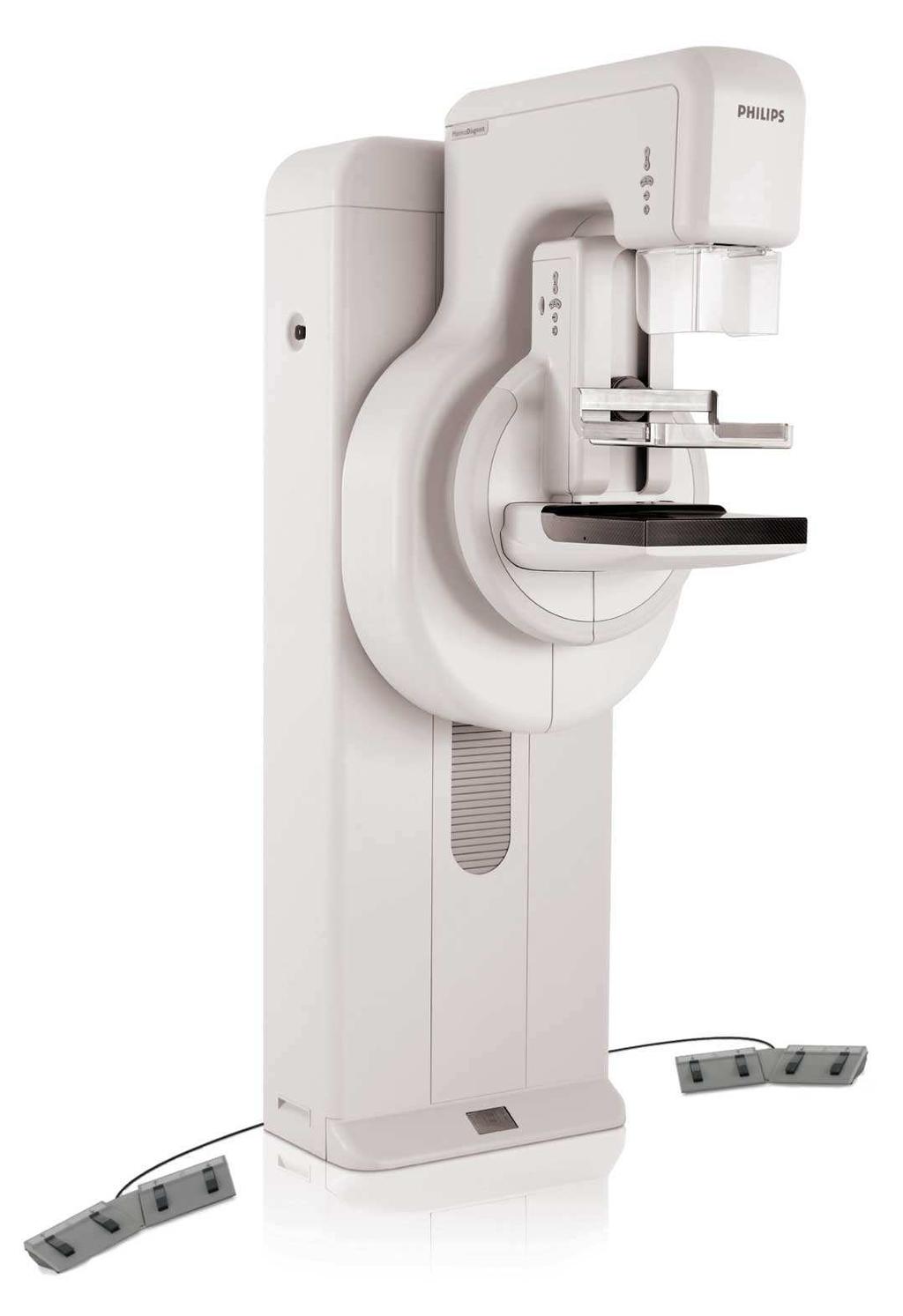 Tecnologia DR: MammoDiagnost DR - Philips Gantry SID 65 cm Rotazione