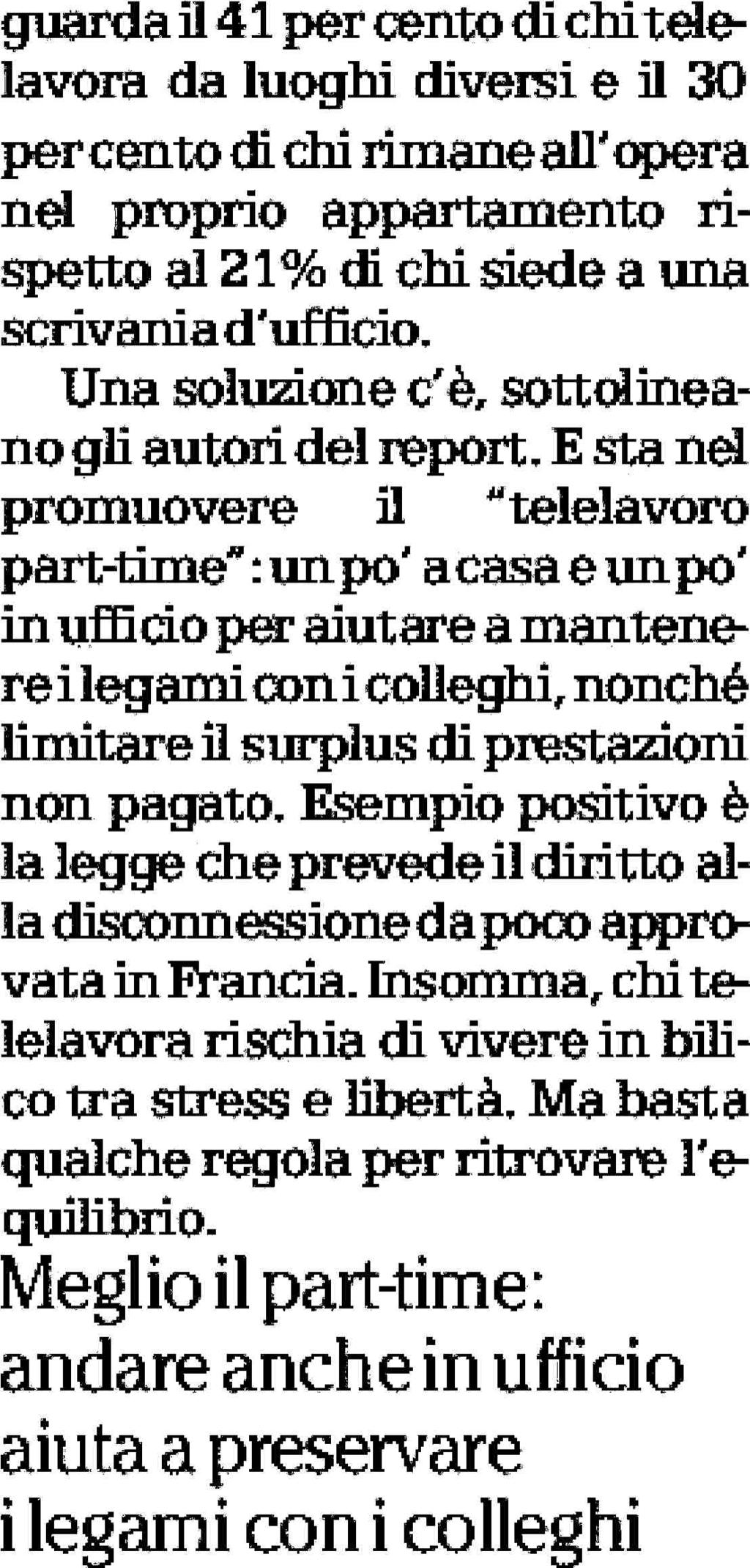 22 fbbro 2017 - N 44 PERIODICITÀ : Quotno gur l 41 pr cnto chtllvor luogh vrs l 30 prcnto ch rln ly opr nl propro pprlmnto rspvtul2l%chsun scrvn d'uffco. Un soluzon c'è, sottolno gl utor dl rporl.