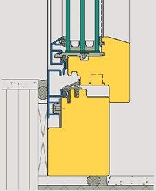 Sistemi di finestre per l edilizia abitativa Schweizer HMF Finestra con rivestimento ante telai Montaggio