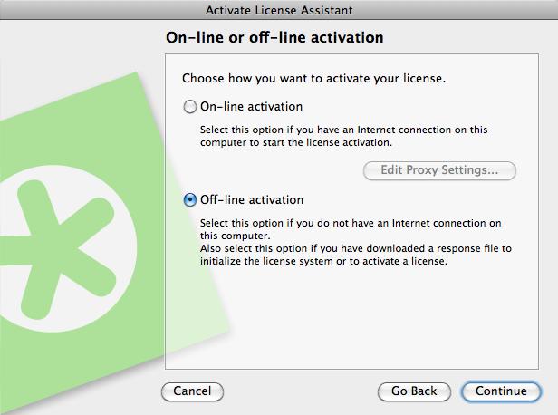 3 2. Cliccare su Avanti (su PC) o su Continua (su Mac) nella prima schermata della finestra di dialogo Procedura/Assistente Attivazione Licenza. 3.