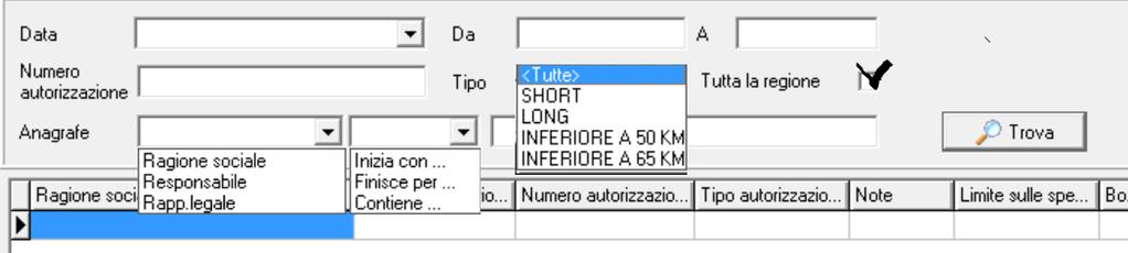 Inoltre devono essere compilati i campi del conducente, mezzo, targhe, data viaggio, ora partenza e durata espressa in giorni e/o ore e/o minuti Una