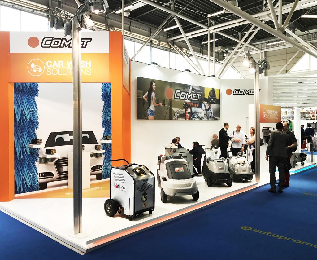 02 Comet Report Fiera BOLOGNA ITALIA Autopromotec 2017, l unione fa la forza COMET e PTC presentano le loro novità al salone dell aftermarket automobilistico.