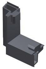 3988/ Angolo di rifinitura in gomma EPDM Finishing EPDM rubber angle