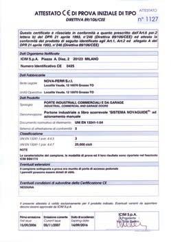 Accessori per serramenti e portoni industriali Acc. Industrial doors - Acc. Portails industriels - Acc. Portnes industriales Portone tipologia scorrevole appeso con carrelli 3003. 3003. 3003. 3003. 3003. 3003. 3003. 5/.