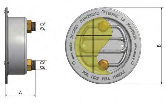 5 INSTALLAZIONI ESTERNO / EXTERNAL MOUNTING CCME1H CCME2H Ø D A B Peso Weight (kg) 3/8" 55