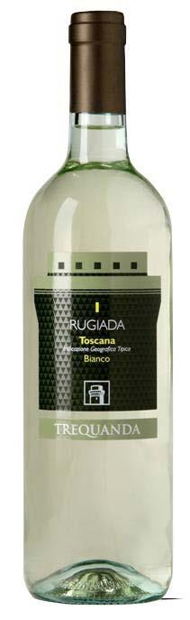 IGT Toscana Bianco Rugiada Bott-75 cl Conf. 12 pz Temperatura Temperature 70% Chardonnay, 30% Sauvignon b. e Incrocio Manzoni 70% Chardonnay and 30% Sauvignon b.