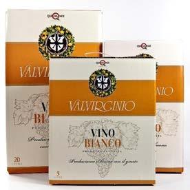 VALVRS180 Conf 10 Lt Cod. VALVRS185 Conf 20 Lt VINO BIANCO Cod.