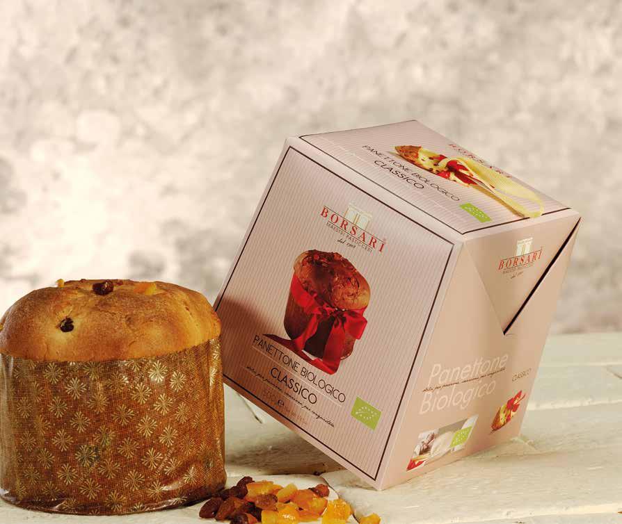 34 PANETTONE BIOLOGICO CLASSICO ALTO IN ASTUCCIO ORGANIC TRADITIONAL PANETTONE TALL BACKED - BOXED Codice - Prod. code 1003.048 Cod. EAN - Prod.