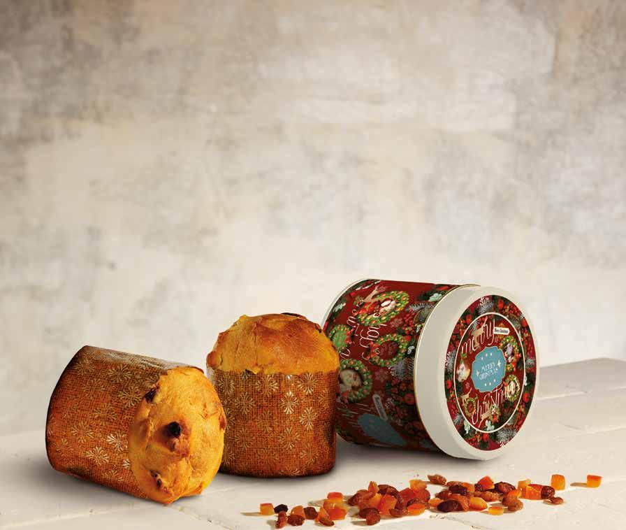 PANETTONCINO CLASSICO IN LATTA MERRY CHRISTMAS TRADITIONAL MINI PANETTONE IN TIN BOX MERRY CHRISTMAS Codice - Prod. code 1004.656 Cod. EAN - Prod.