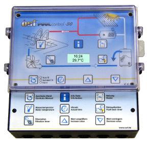 Istruzioni per l uso del controllo filtro PC-30 pagina: 6 Comandi del pannello di controllo Spia funz.