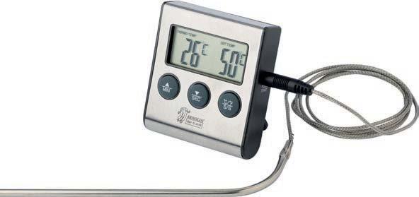 SCAN&PLAY 50 32 1056 Termometro digitale per pietanze con funzione di timer, comprende un magnete,
