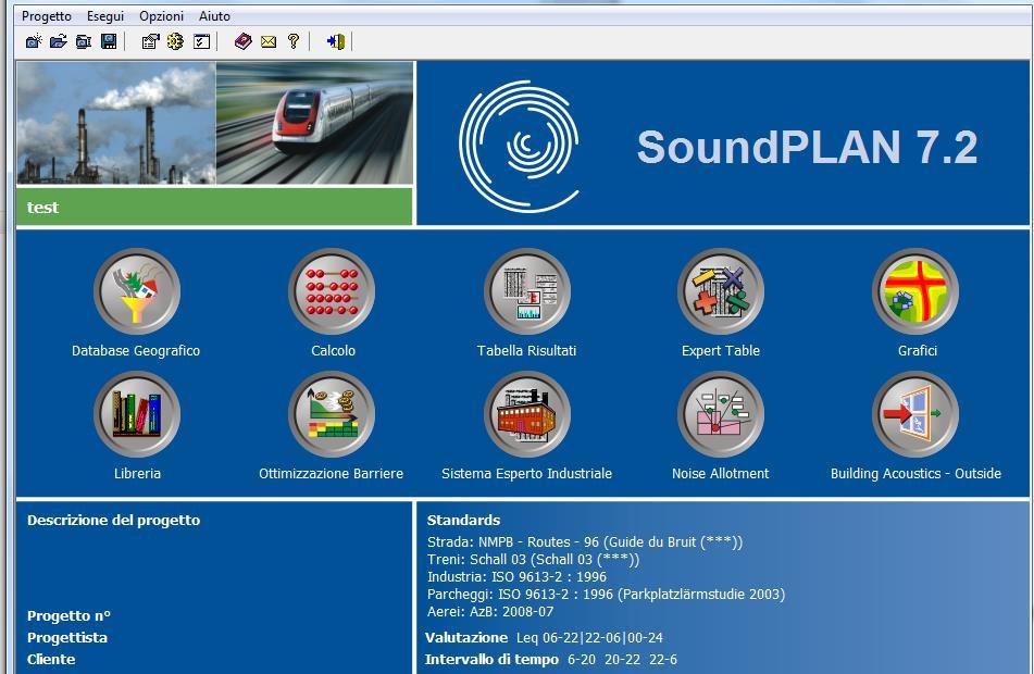 Figura 5.1: Software SoundPlan 7.