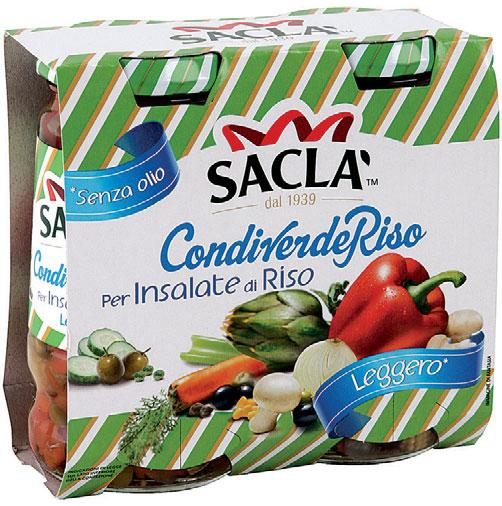 /pz. INSALATA DI RISO LIGHT O CLASSICO SACLÀ 2x175/290 g - 9,40 /kg