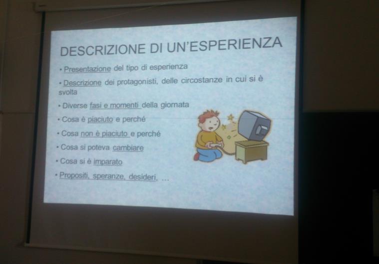 La DESCRIZIONE può essere: SOGGETTIVA e OGGETTIVA. DESCRIZIONE SOGGETTIVA: si riferisce sempre ad un elemento in particolare, verso il quale chi descrive esprime le emozioni e i sentimenti che prova.