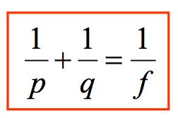 Formula lenti sottili p f q Oggetto Immagine per convenzione p>0 se sta a sinistra della lente (spazio degli oggetti ); p<0 a destra per convenzione