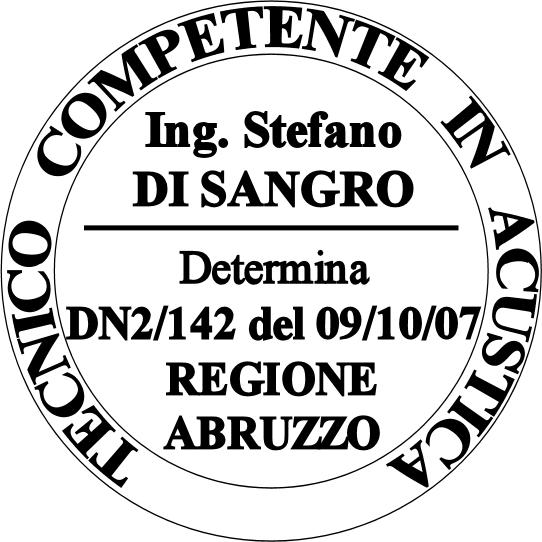 Studio di Ingegneria Stefano Di Sangro VALUTAZIONE di IMPATTO ACUSTICO (ATTUAZIONE DELLA LEGGE N 447 DEL 26/10/1995) Committente: Sede legale: ITALRECUPERI srl Via dell Industria, snc