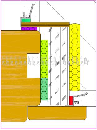 Poiché è impermeabile al vapore ed ha ottime prestazioni sia di tenuta all aria che termoacustiche, con un unico prodotto si esegue correttamente la sigillatura anche del bordo interno.